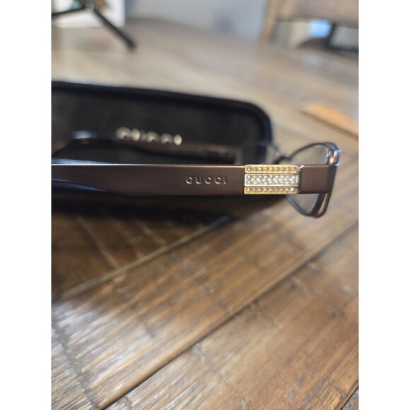 GUCCI GG 2769/STRASS NDE BROWN GUNMETAL AUTHENTIC FRAMES EYEGLASSES 51-17... main image 16